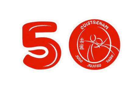 Logo des 50 ans du Judo Club Ouistreham